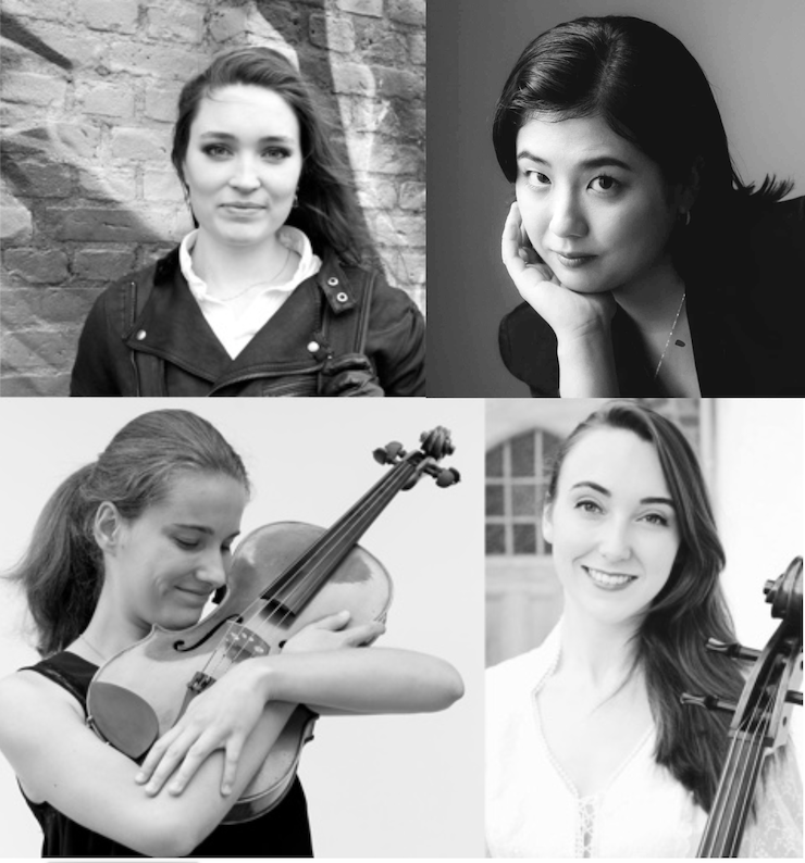Emilie Callesen, violon, Clara Petit, alto, Linnea Vikström, violoncell et Ayaka Mastuda